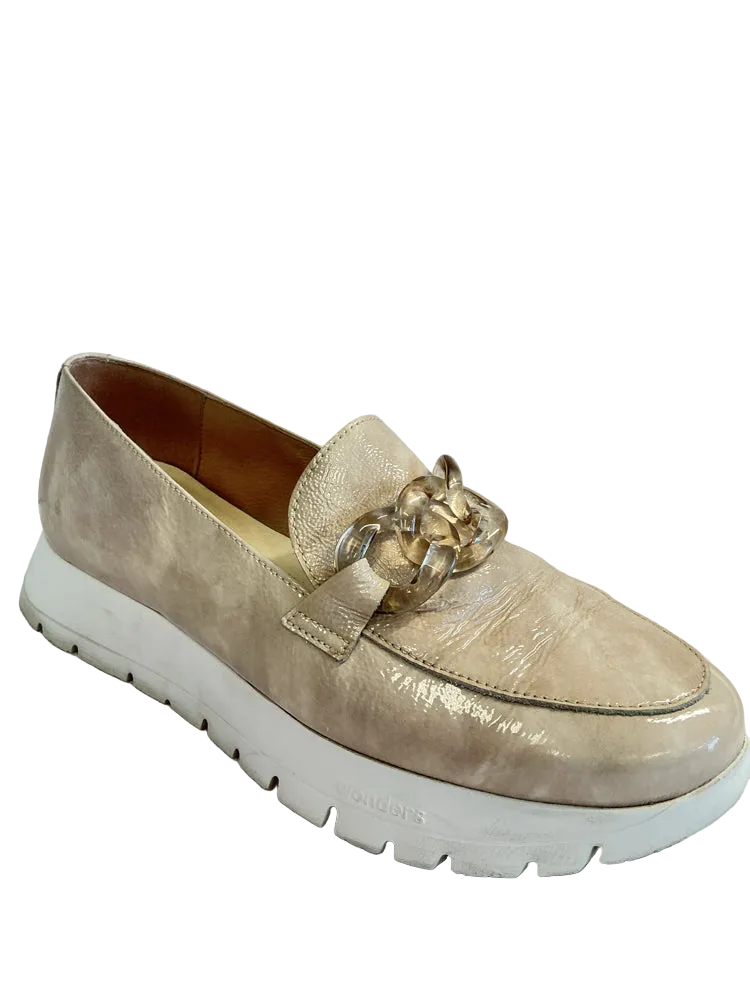 Wonders Shoe Size 8.5 Cream Vienna Loafers