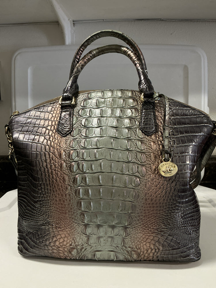 Brahmin Gray multi Duxbury Handbags