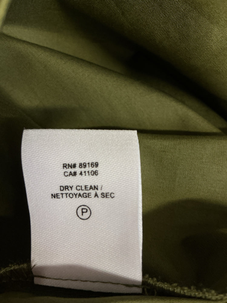 Derek Lam 10 Crosby Size 4 Olive Luma Dress