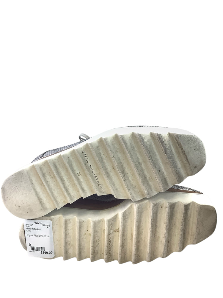 Stella McCartney Shoe Size 9 Silver Flats