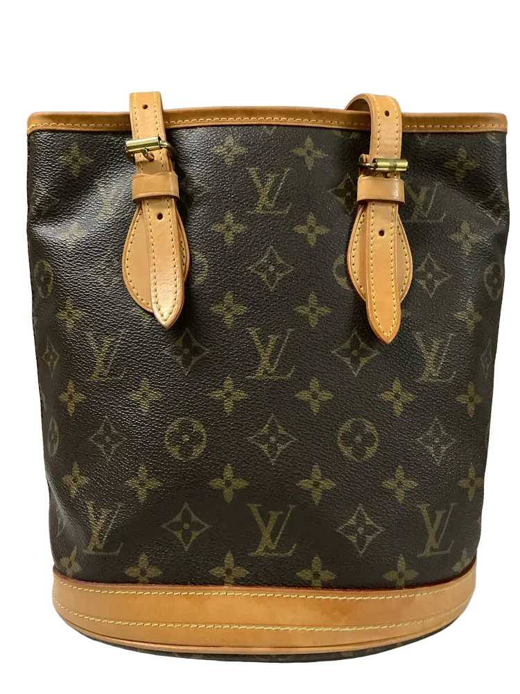 Louis Vuitton Monogram Petit Bucket Handbags