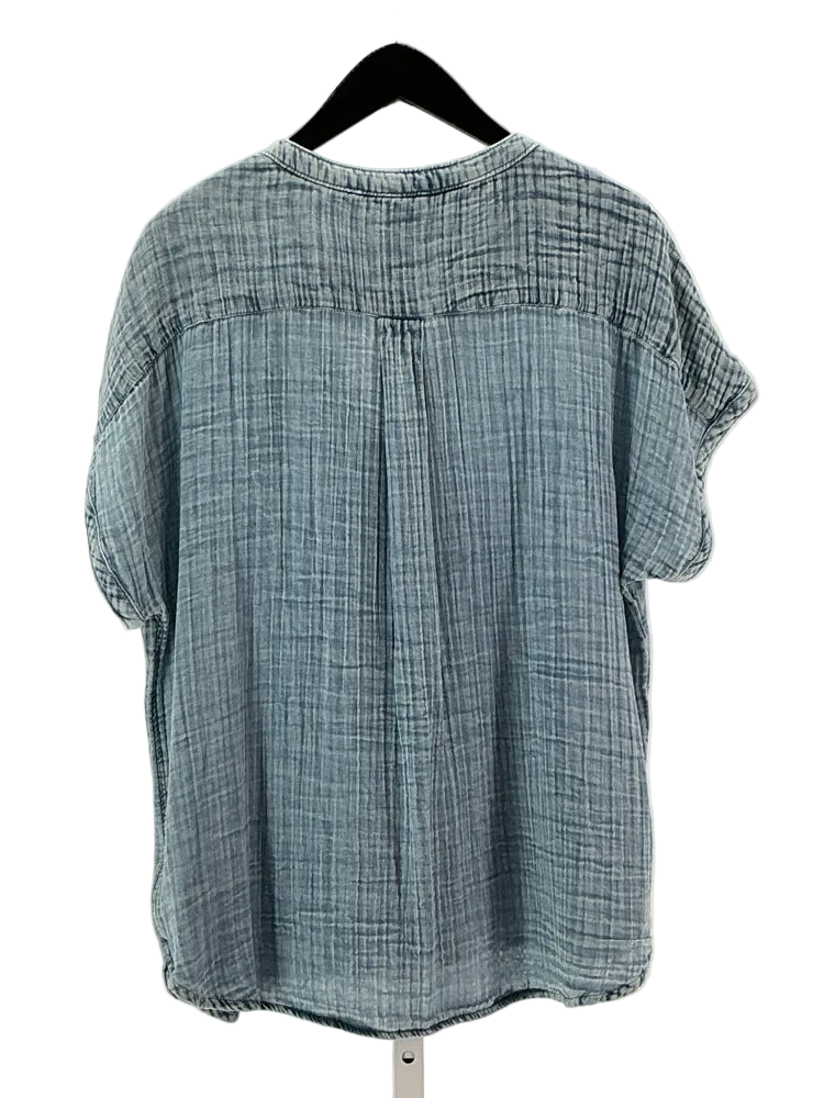 Faherty Size XL Blue Shirt