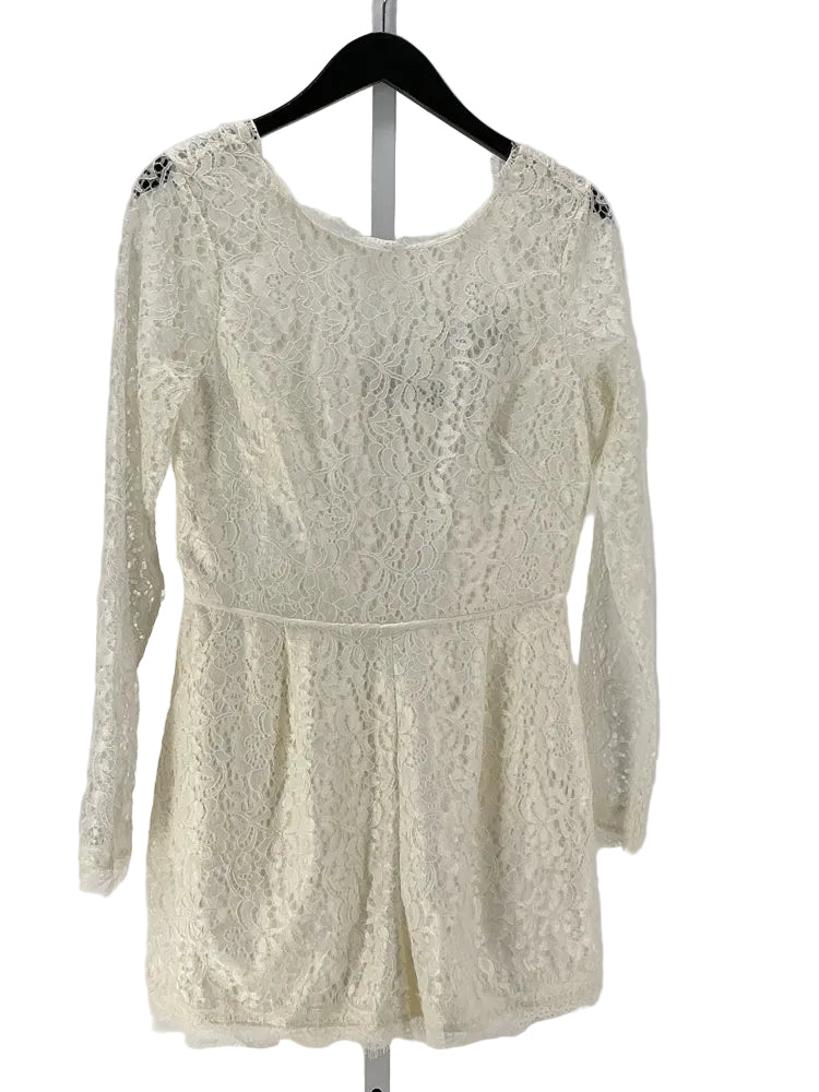 BHLDN Size 10 White Romper