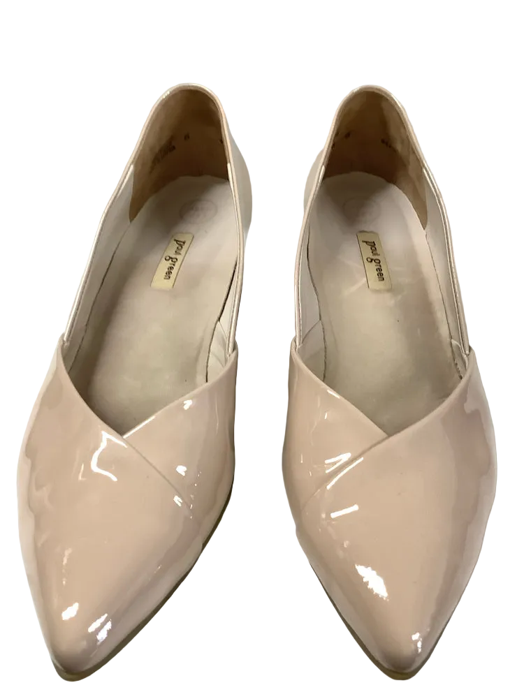 Paul Green Shoe Size 8.5 Beige Rendi Heels