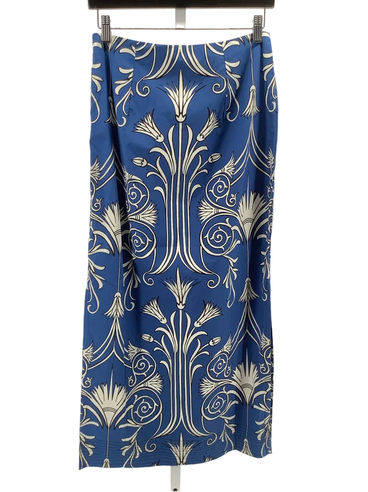 Beyond by Vera Size M Blue Multi Aspen Skirt