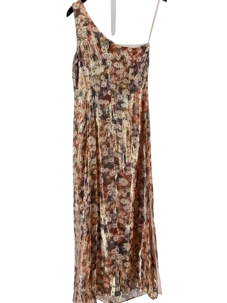 Club Monaco Size 0 Tan Multi Dress