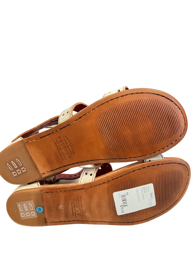 Bed Stu Shoe Size 11 Cream Artemis Sandals