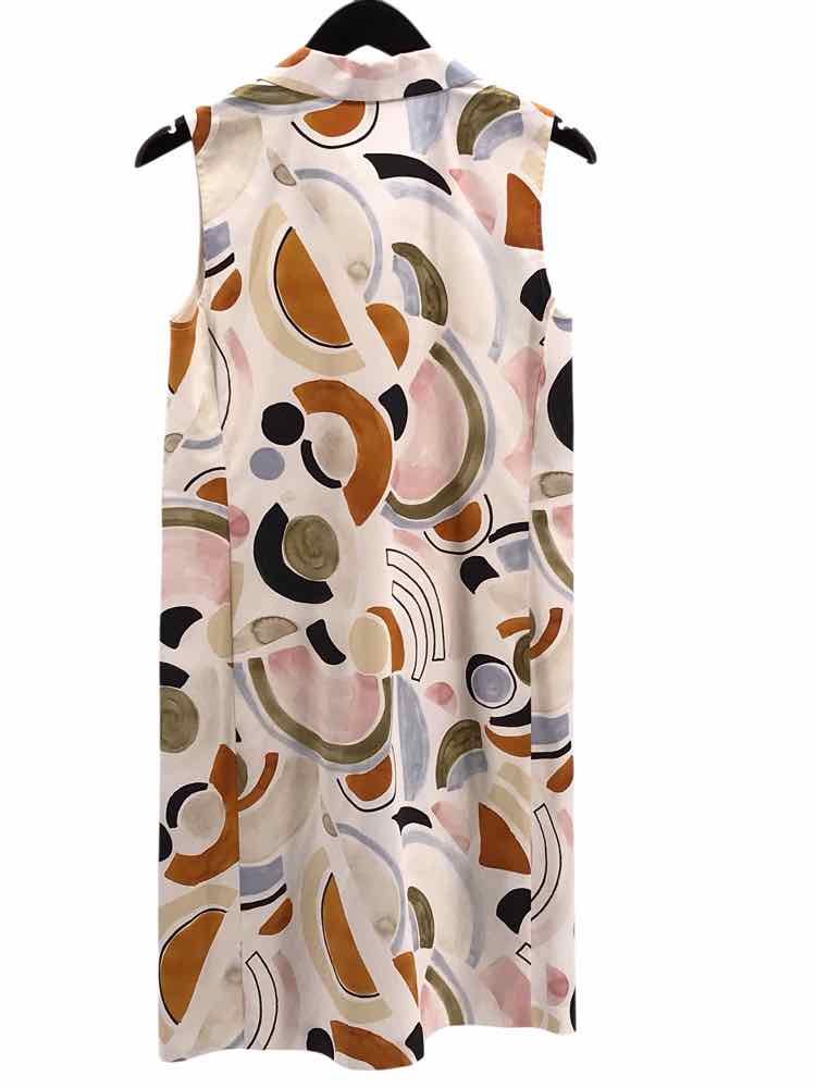 Lafayette 148 Size 4 White multi Dress