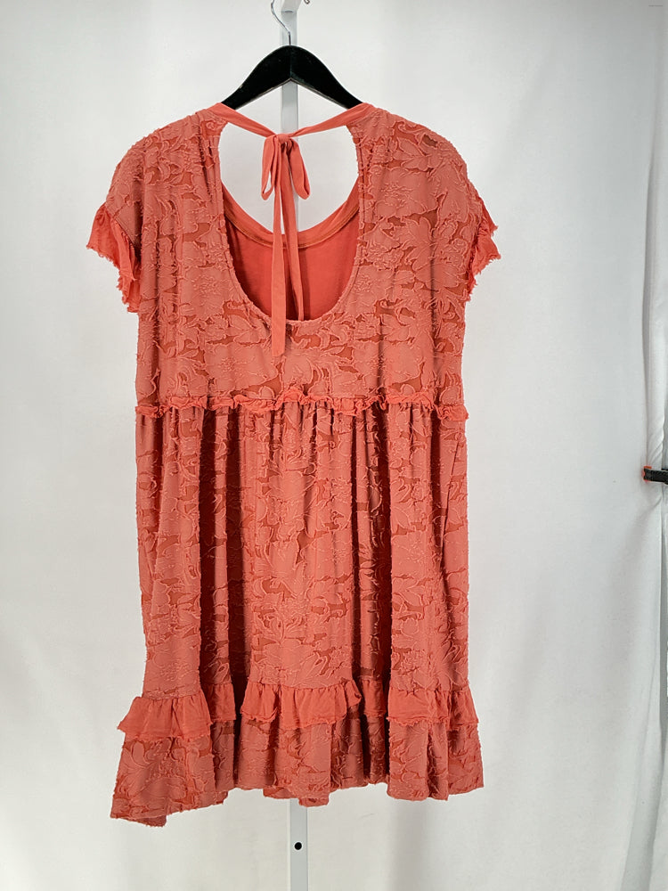 by anthropologie Size M Orange Dress