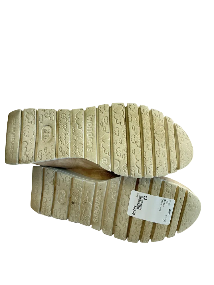 Wonders Shoe Size 8.5 Cream Vienna Loafers