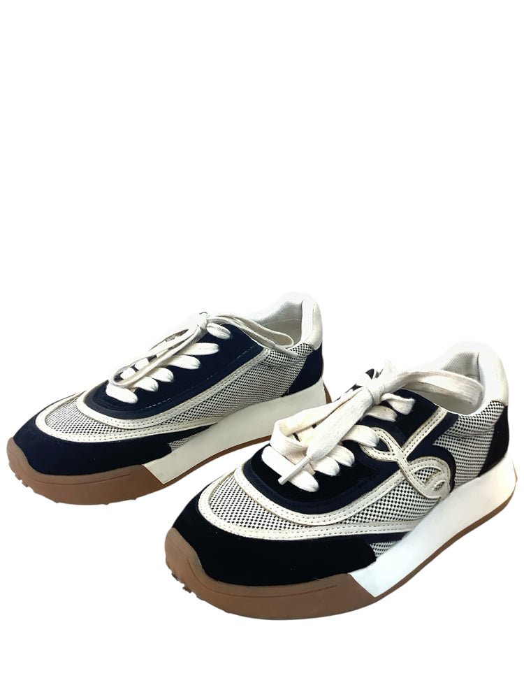 Sam Edelman Shoe Size 6.5 Black & Cream Sneakers