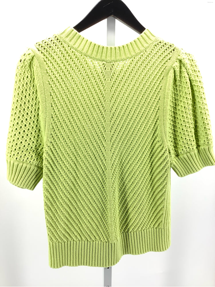 Cabi Size M Lime Green Sweater