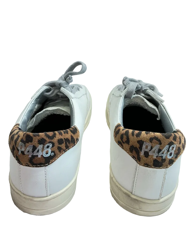 P448 Shoe Size 9.5 White multi John low top Sneakers