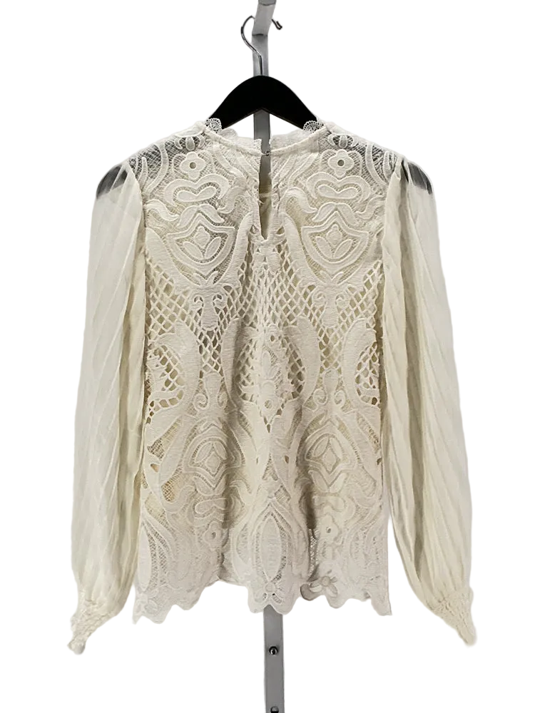 Bailey 44 Size S Cream Shirt