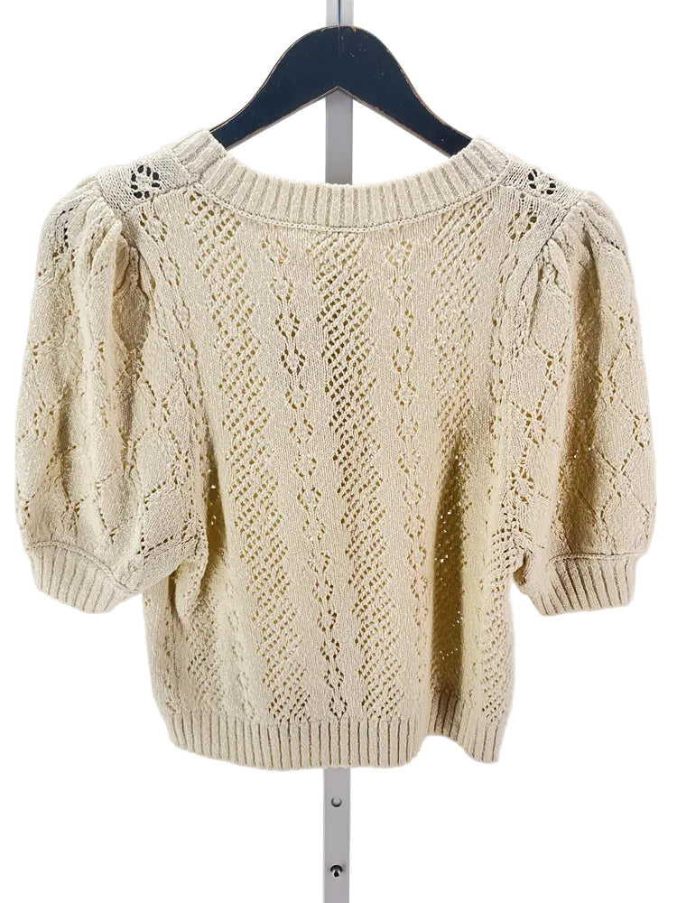 Free People Size XS Cream Sweater