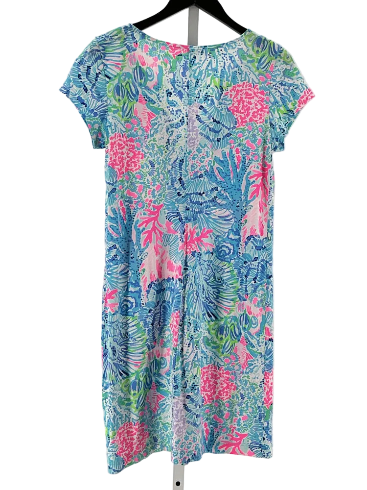 Lilly Pulitzer Size M Blue Multi Dress