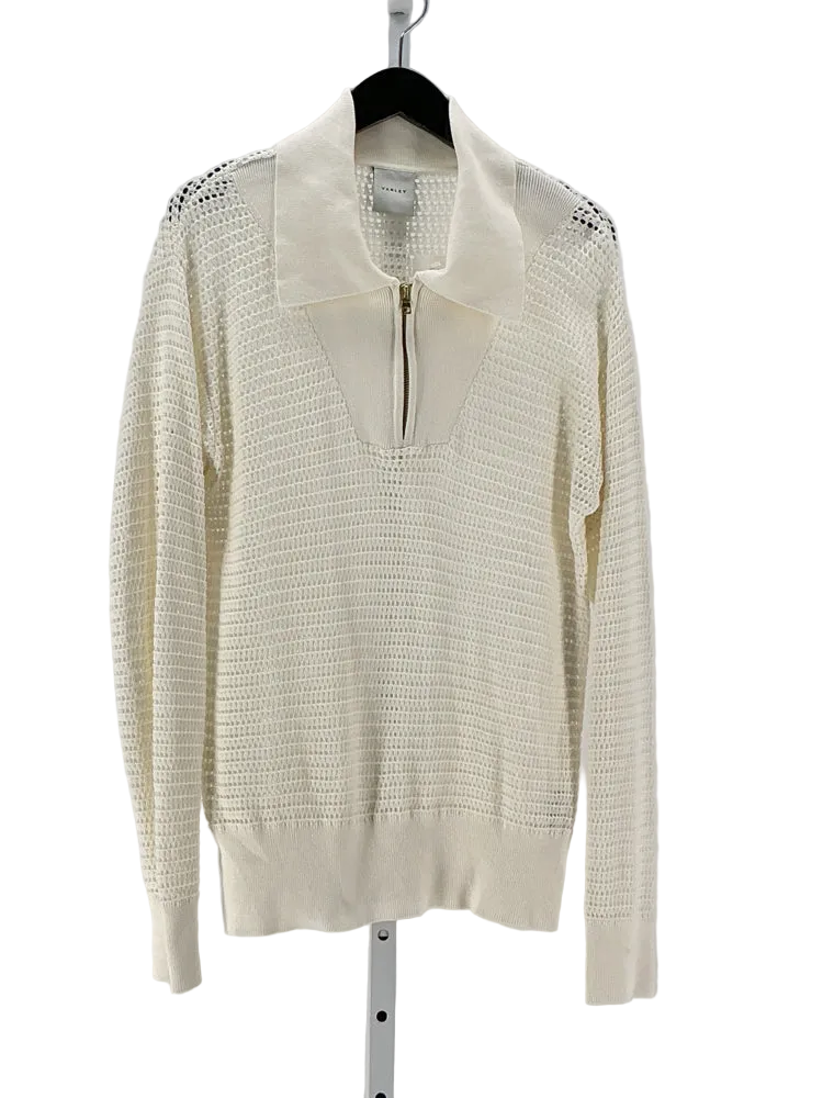 Varley Size L White Sweater
