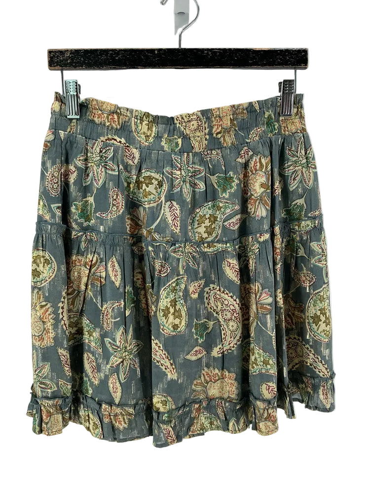 Bishop & Young Size S Blue Multi Skirt
