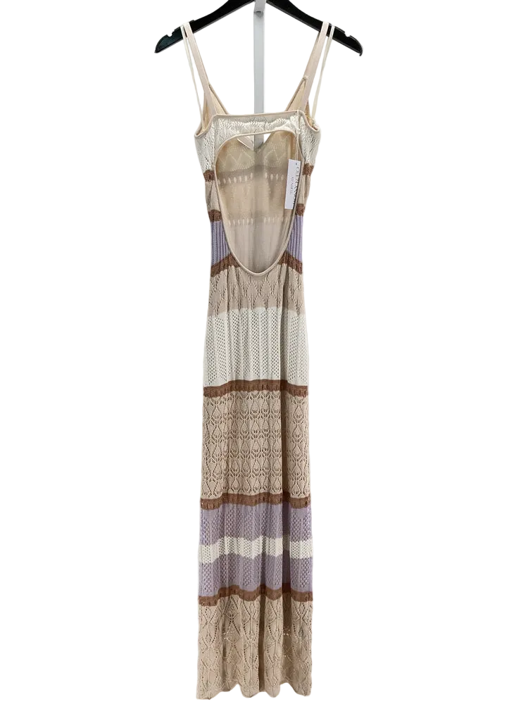 torn by ronny kobo Size XS Tan Multi Adriana Dress
