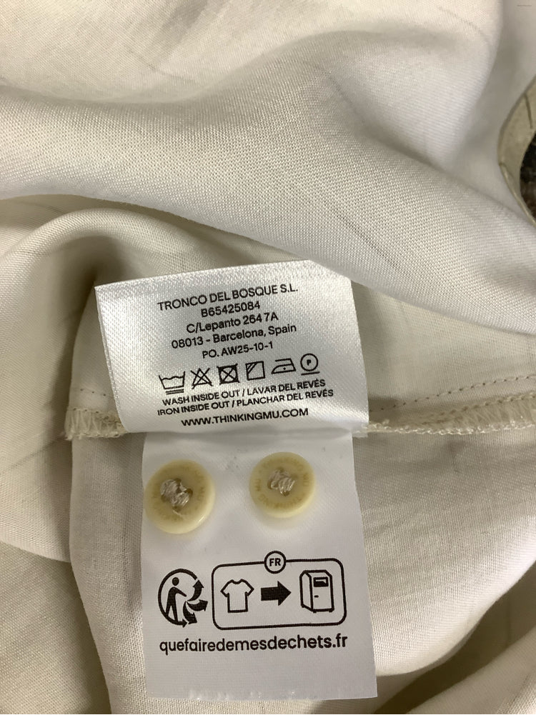 Thinking Mu Size S Tan & Black Shirt