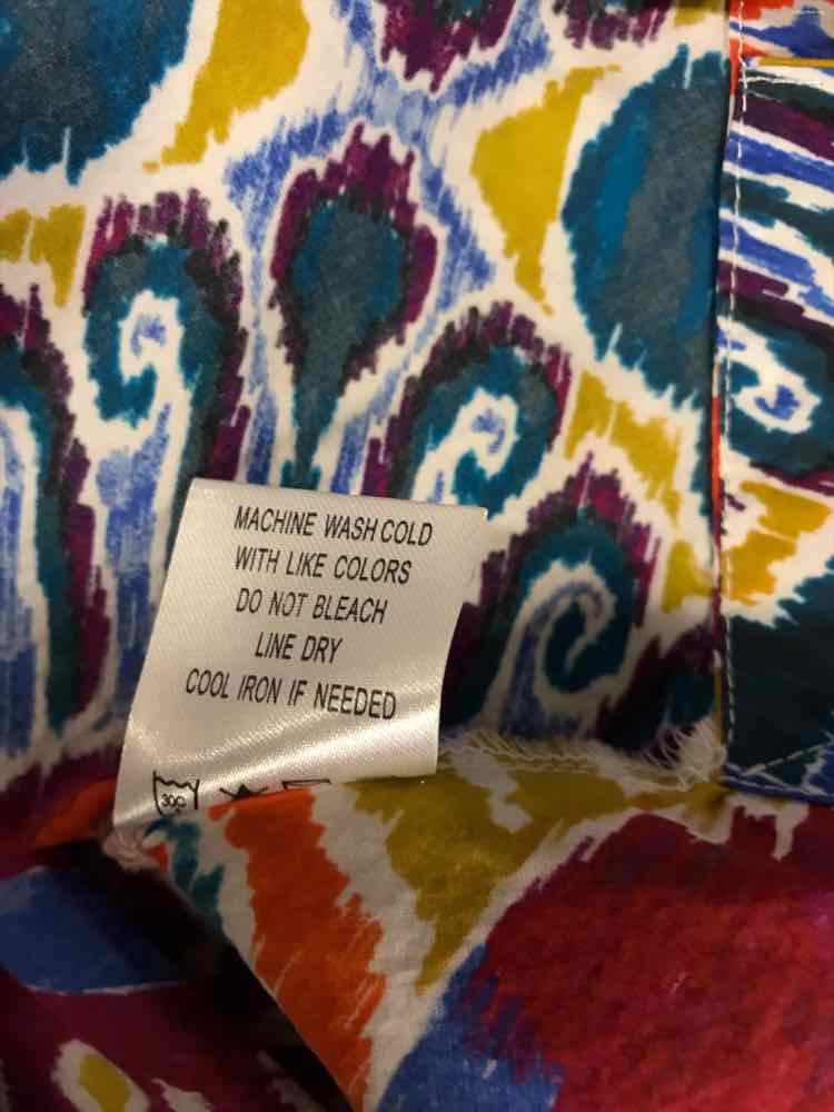 Tyler Boe Size 12 Orange Multi Shirt