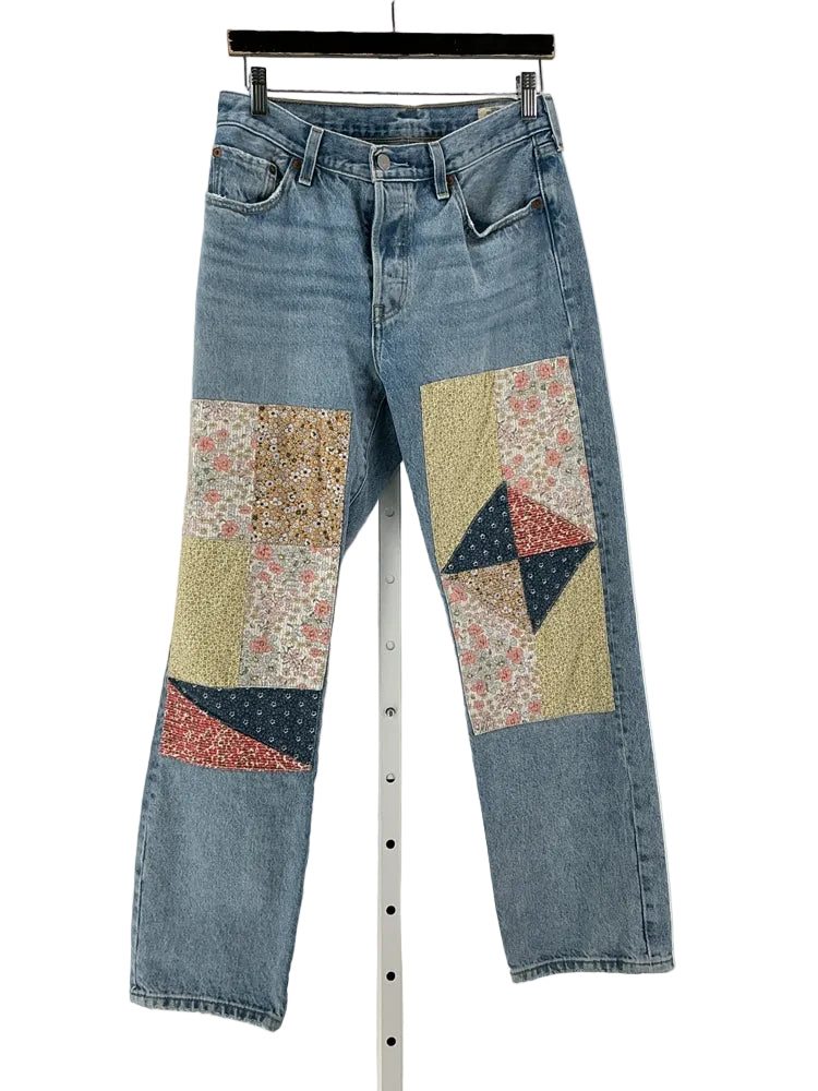 Levi Size 27 Blue Multi Jeans
