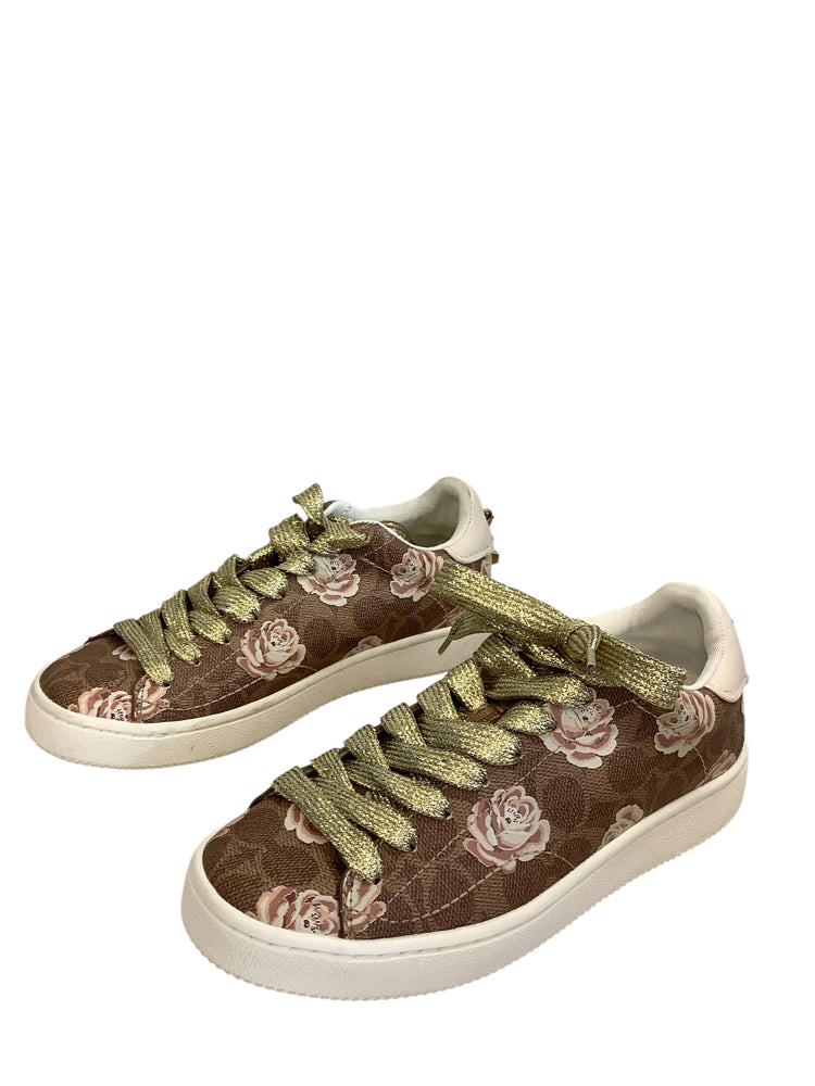 Coach Shoe Size 7 Brown Multi Sneakers