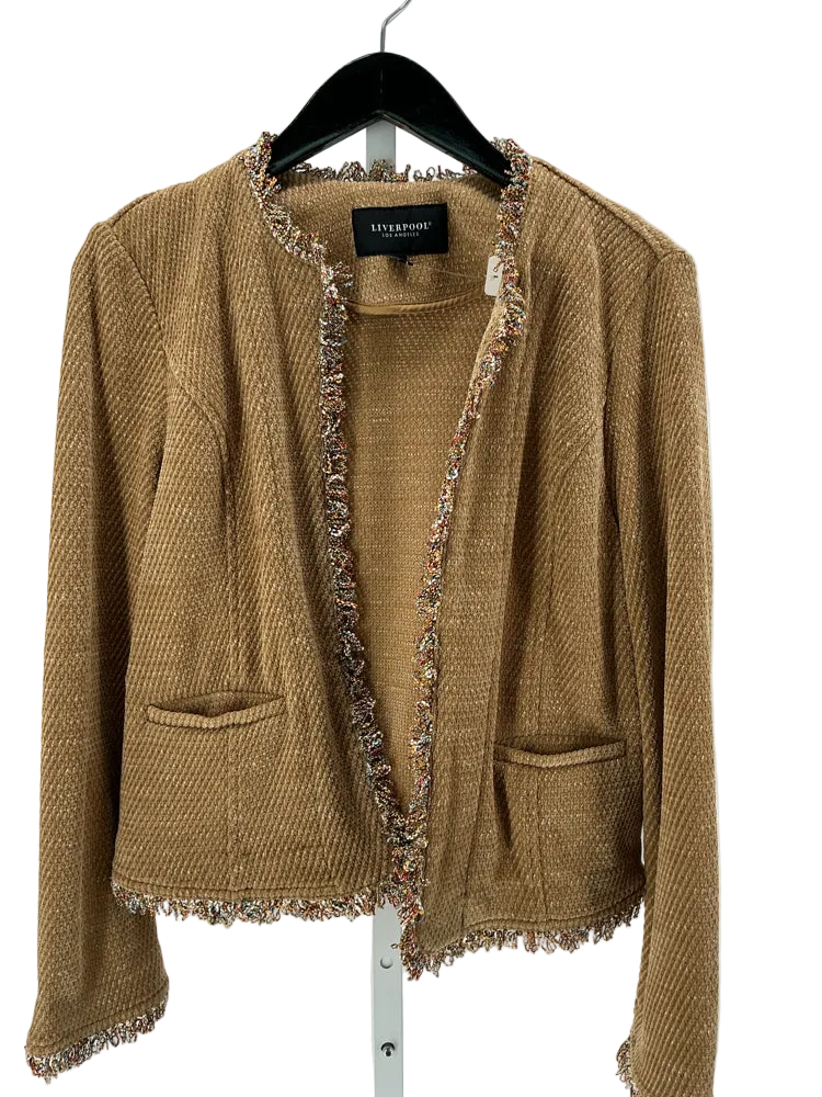 Liverpool Size S Brown Multi Jacket
