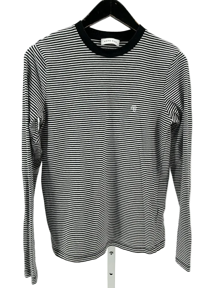 Anine Bing Size XS Black & White Shirt