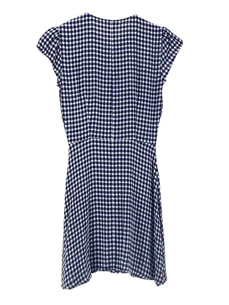 Reformation Size 0 Navy & white Dress