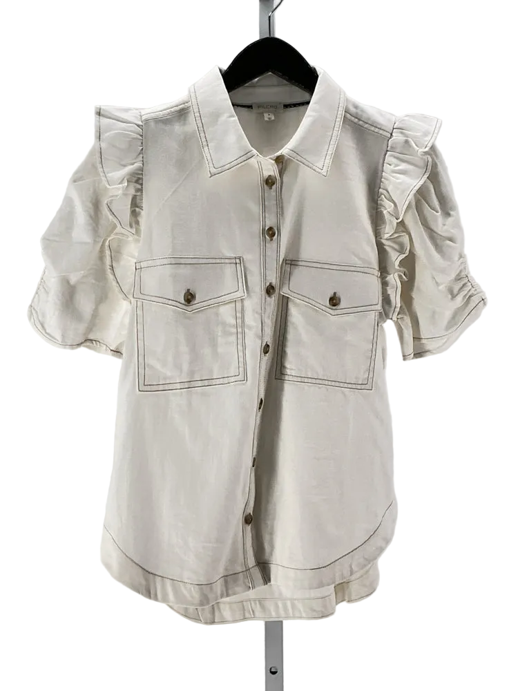 Pilcro Size M White Shirt