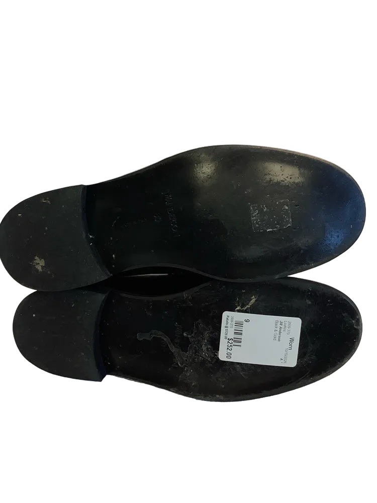JW Anderson Shoe Size 9 Black & Gold Loafers