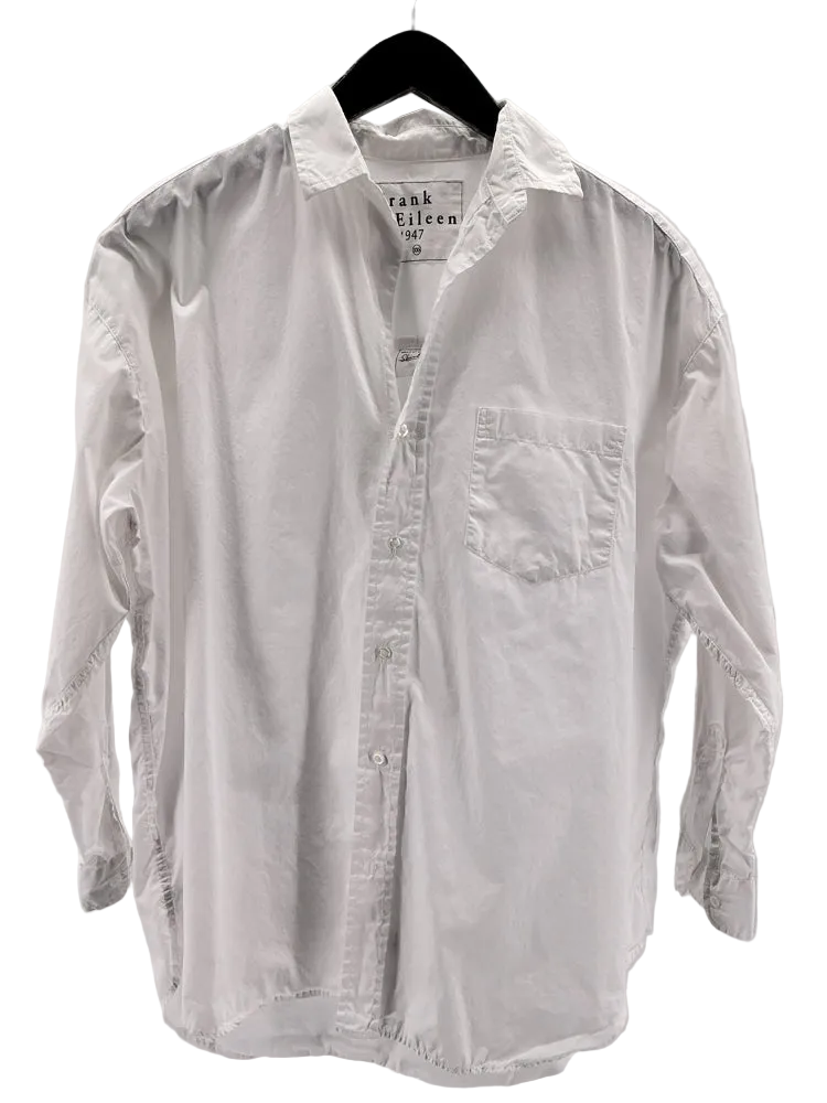Frank & Eileen Size XXS White Shirley Shirt