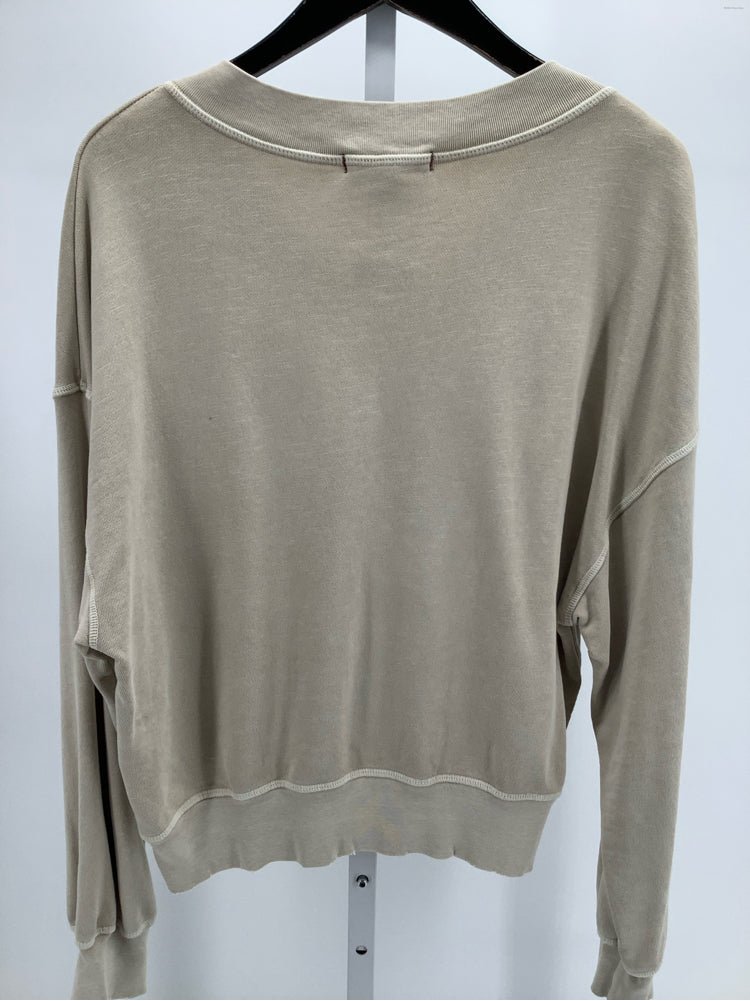 AMO Size S Tan Sweatshirt