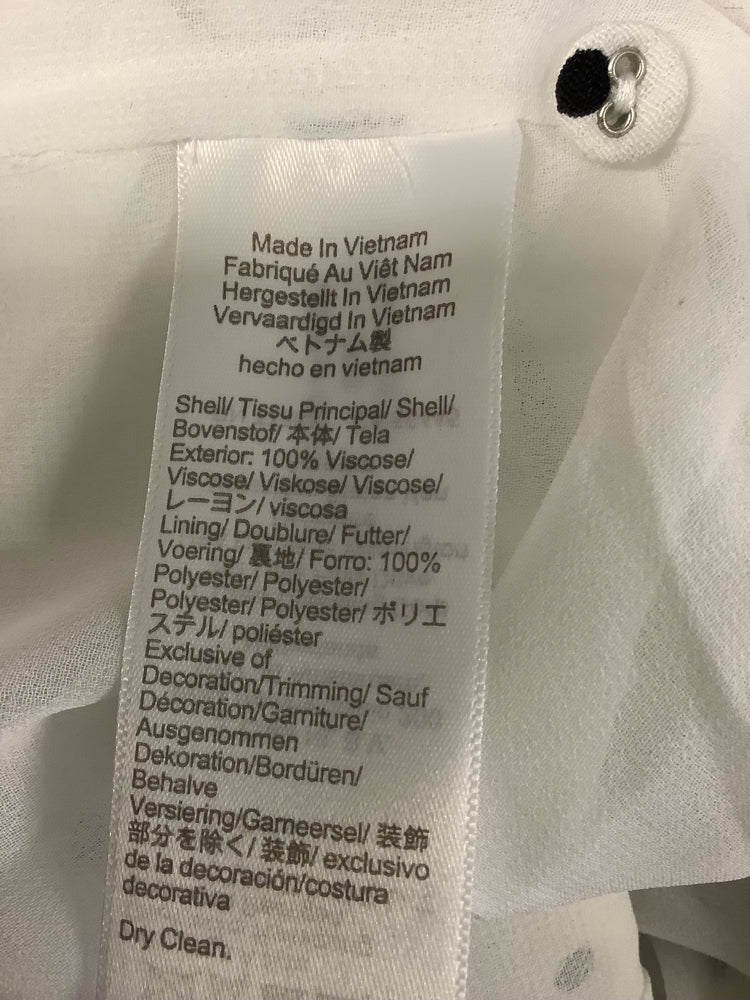 Madewell Size 4 White & black Dress