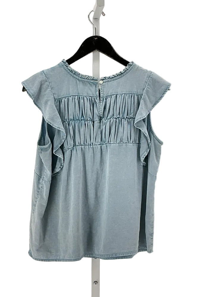 Rails Size M Blue Filomena Shirt