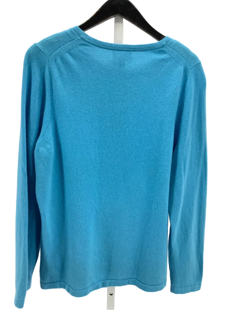 Pure Collection Size XL Blue Sweater