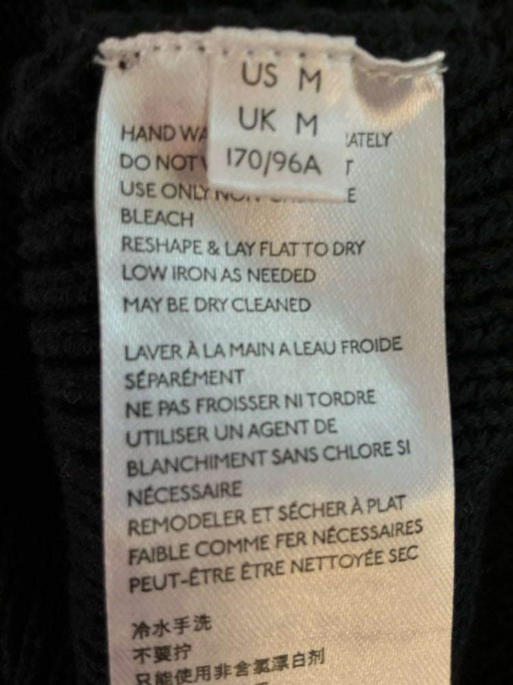 Free People Size M Black Sweater