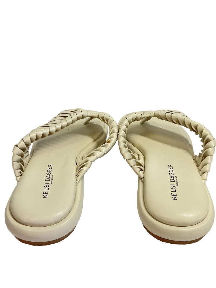 Kelsi Dagger Shoe Size 9 Cream Sandals