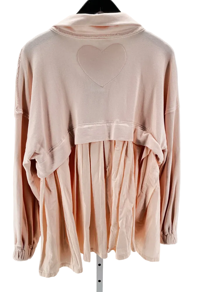 Free People Size XS Pink Sweatshirt