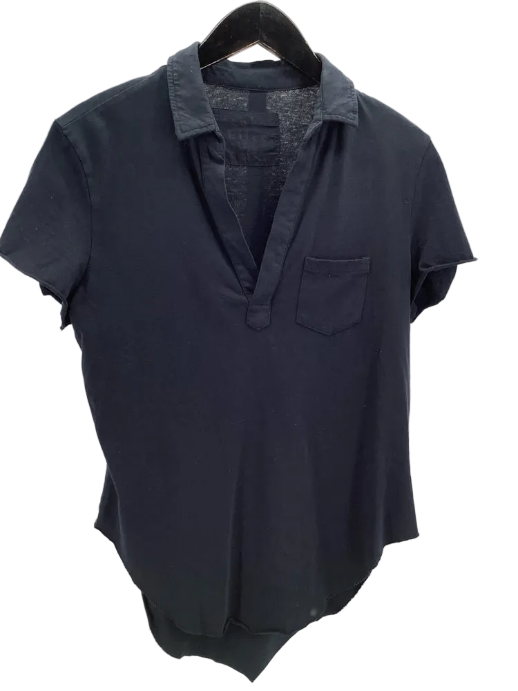 Frank & Eileen Size M Navy Charlotte Shirt