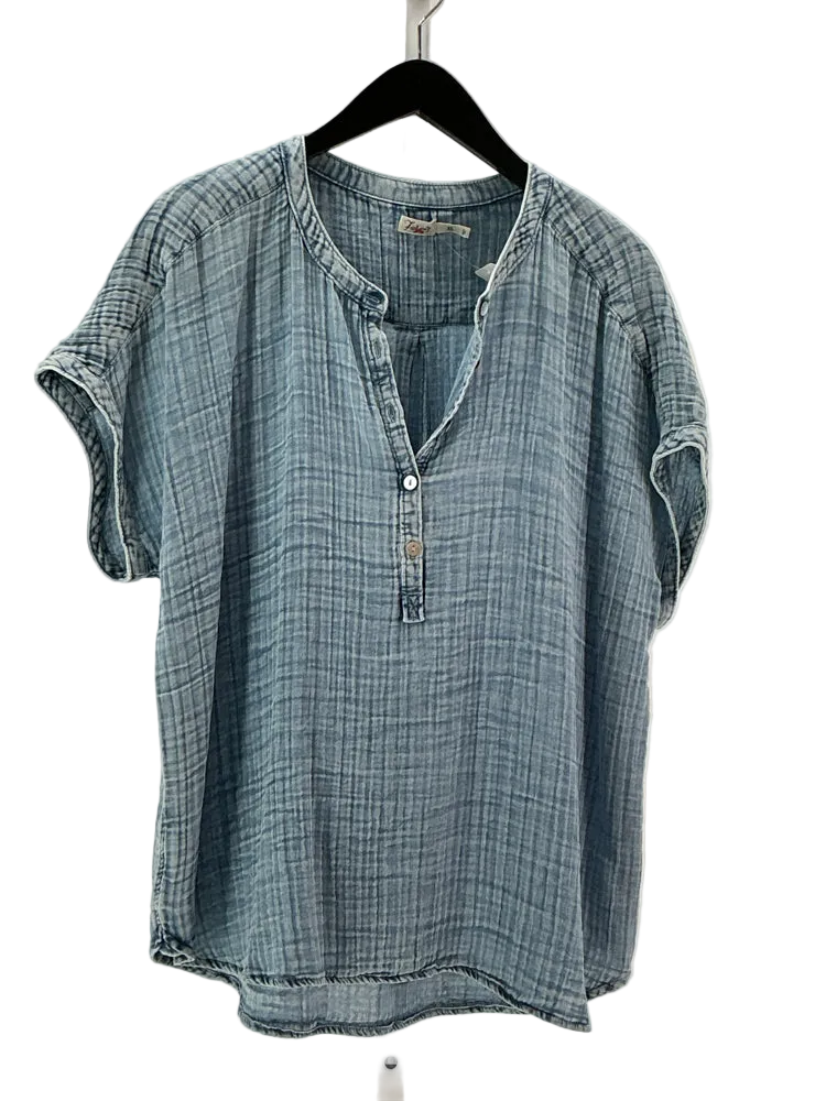 Faherty Size XL Blue Shirt