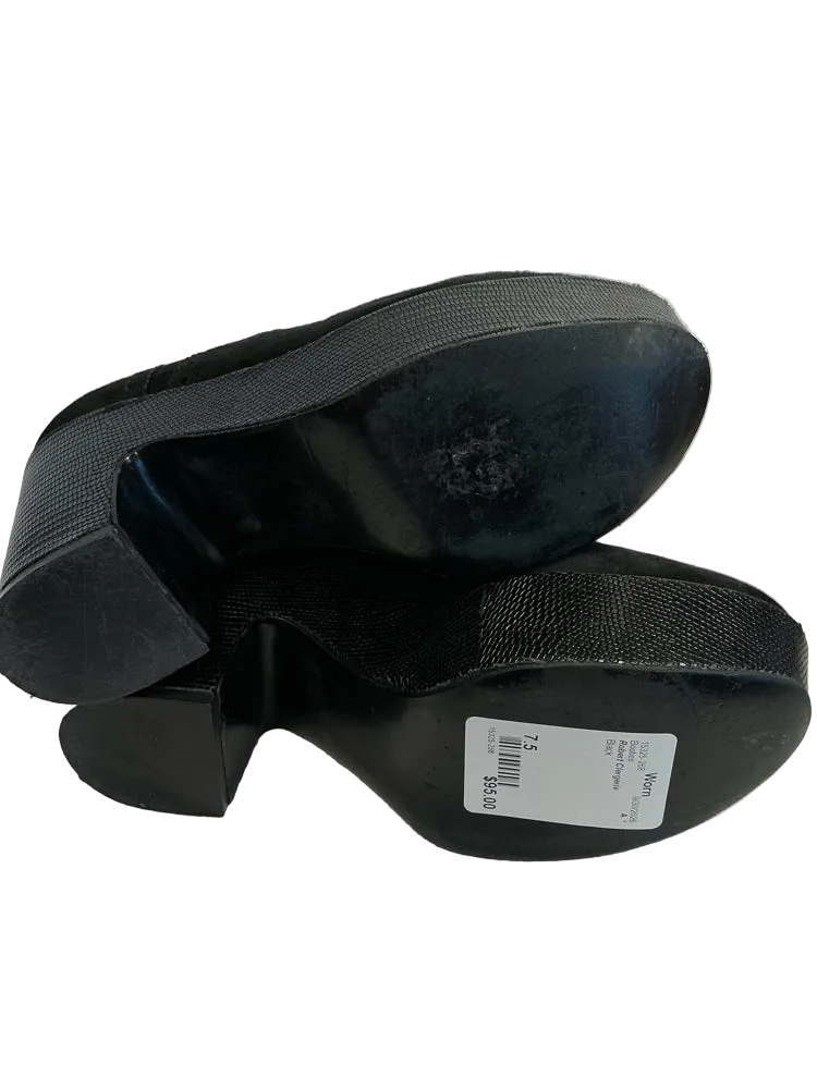 Robert Clergerie Shoe Size 7.5 Black Booties