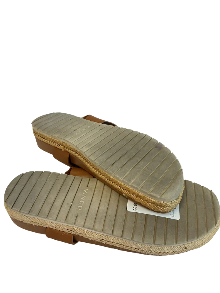 Vince Shoe Size 9 Brown FLINT Sandals