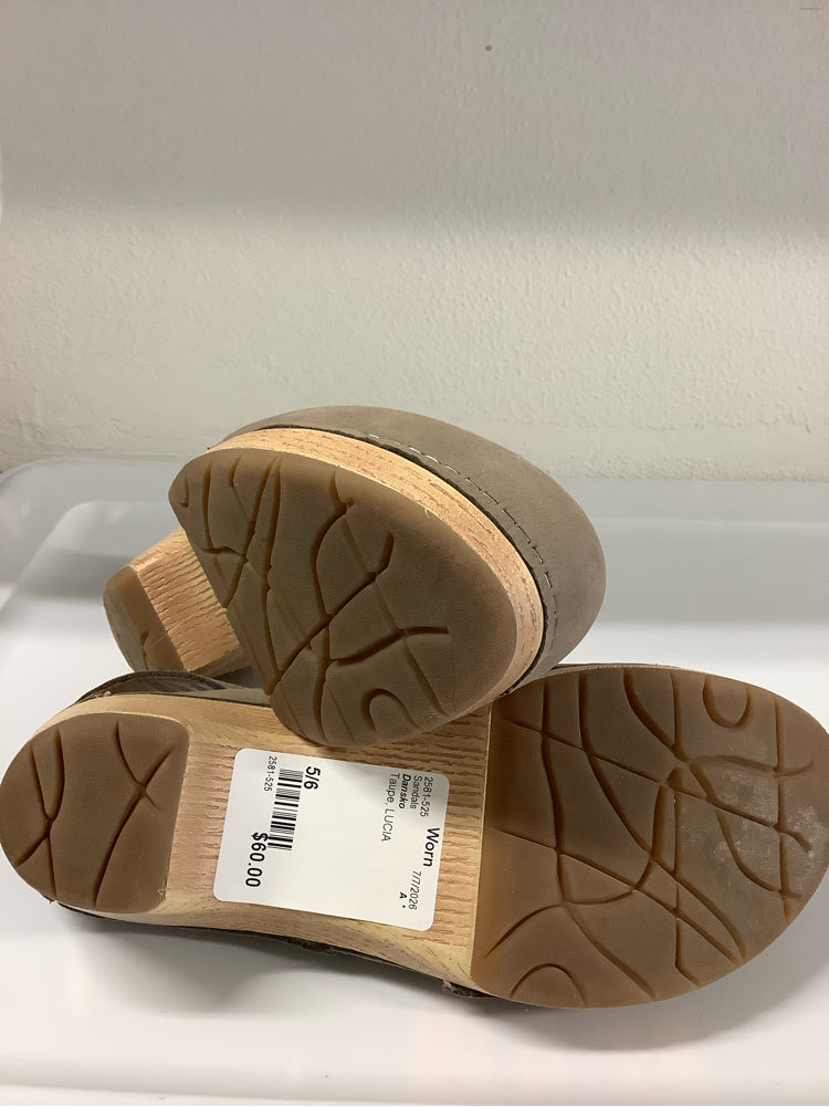 Dansko Shoe Size 5/6 Taupe LUCIA Sandals