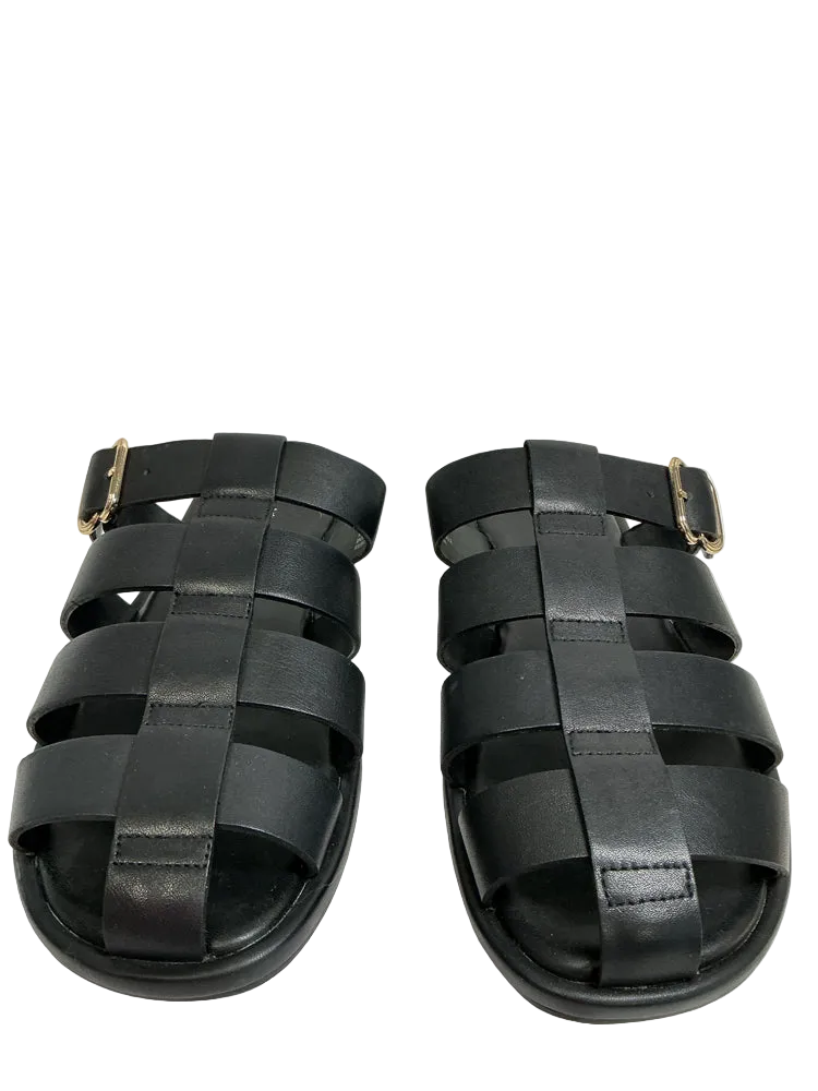 Splendid Shoe Size 9 Black Fatima Sandals