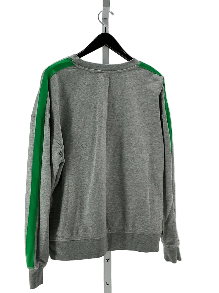 Boden Size M Gray & Green Sweatshirt