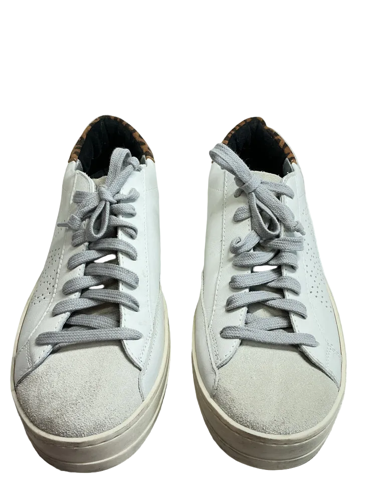 P448 Shoe Size 9.5 White multi John low top Sneakers