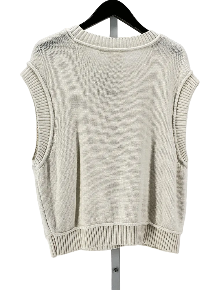 Maeve Size L White Sweater