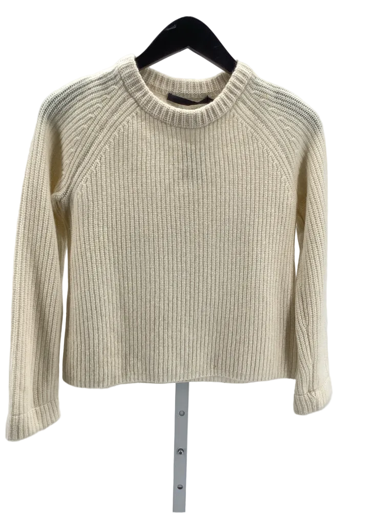 Jenni Kayne Size XS Cream Fisherman Sweater